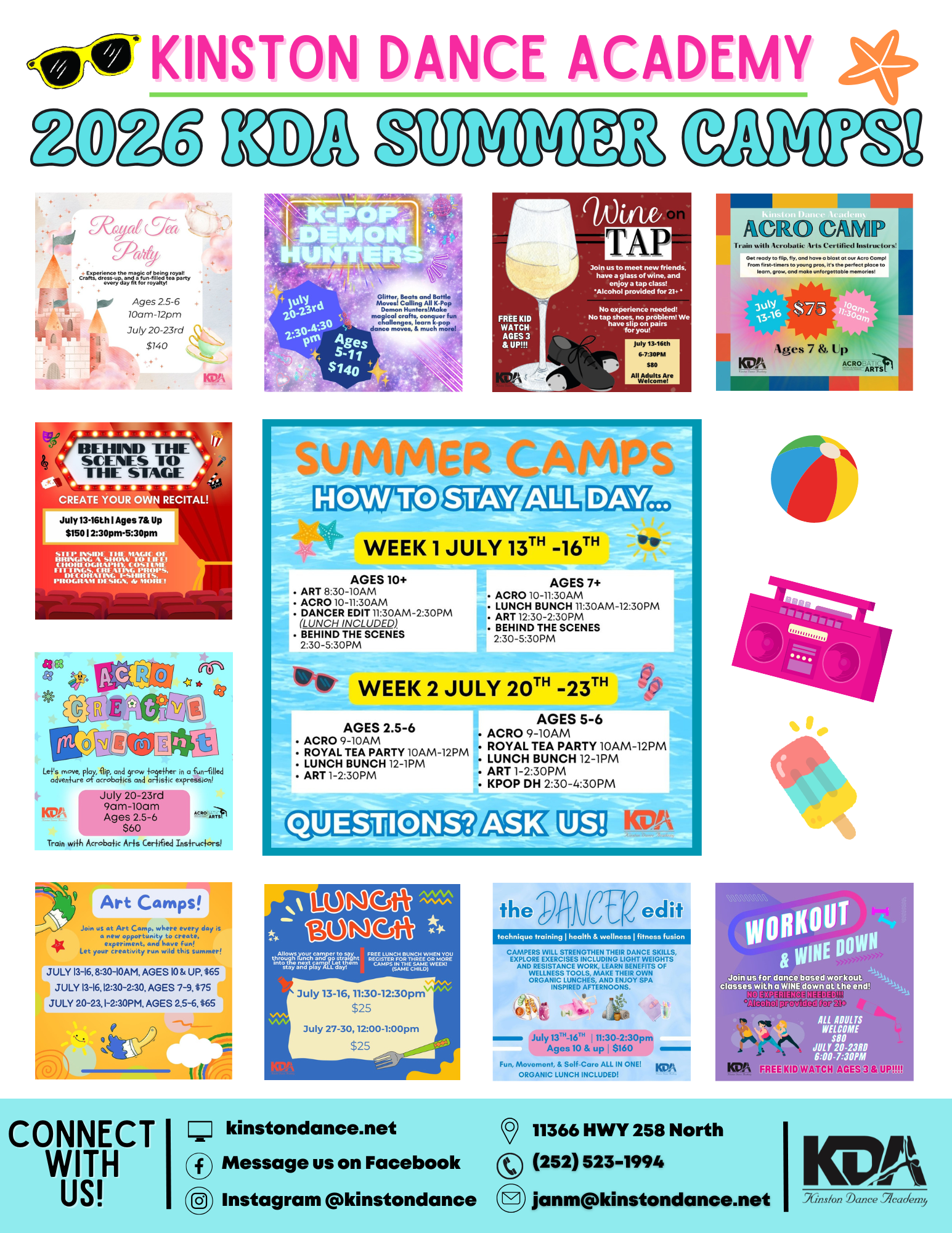 2026 Summer Camps